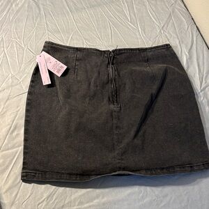 Wild Fable Charcoal Mini Skirt
